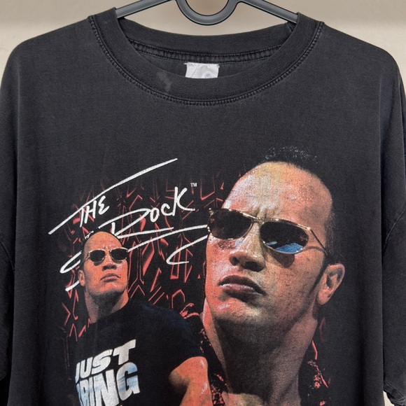 Vintage Y2K WWF The Rock Tshirt - Picture 2 of 14